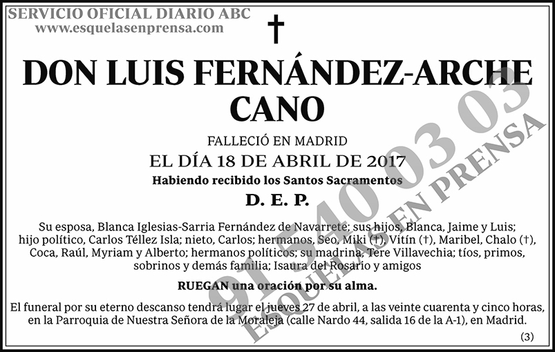 Luis Fernández-Arche Cano